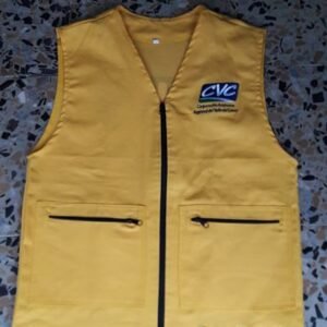 Chaleco tipo periodista cuello V