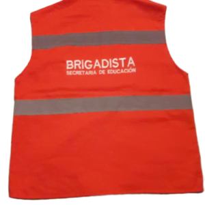 chaleco tipo periodista, chaleco dotación, chaleco en dril