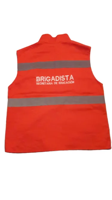 chaleco tipo periodista, chaleco dotación, chaleco en dril